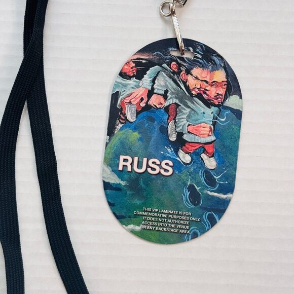 RUSS VIP Badge Pass Lanyard It Was You All Along Tour Concert Merch Music 2024 - Picture 4 of 4